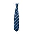 Hunter Elasticated Navy and Blue Stripe Kids School Tie image
