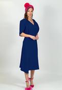 Ella Boo Oversize Tulip Sleeve Midi Dress, Royal Blue image