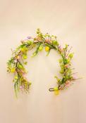 Enchante Easter Egg Sparkle Garland, Green Multi image