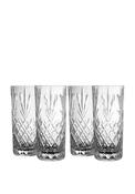 Galway Irish Crystal Renmore Hi-Ball Glasses, Set of 4 image