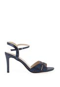 Glamour Ava Open Toe Heeled Sandals, Navy image