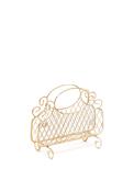 Ideal Home Range Antique Wire Napkin Dispenser, Cream &amp; Gold