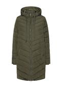 Ilse Jacobsen Peppy Down &amp; Feather Padded Quilted Coat, Army Green image