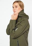 Ilse Jacobsen Rain37 Hooded Long Coat, Khaki image