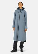 Ilse Jacobsen Rain 135 Long Hooded Raincoat, Winter Ocean image
