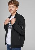 Jack &amp; Jones Boys Rush Bomber, Black