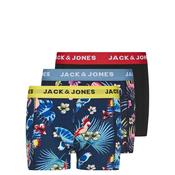 Jack &amp; Jones Boys Flower Bird Trunks 3 Pack, Surf the Web