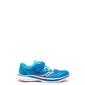 Saucony Girls Kinvara 12 Form Fit Velcro Trainers, Blue image