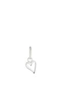 Little Kirstin Ash Open Heart Charm, Silver image