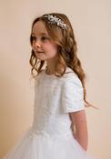 Tinkerbelle Flower Diamante Communion Hair Band image
