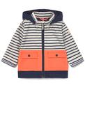 Mayoral Boys Blocked Stripe Windbreaker, Navy Mix image