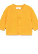 Mayoral Baby Boys Organic Cotton Knit Cardigan, Mustard image