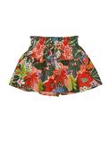 Mayoral Girl Printed Culotte Shorts, Orange Multi image