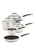 Meyer Cookware Stainless Steel Induction Saucepan Set, 5 Piece image