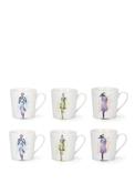 Mindy Brownes Style Me Set of 6 Mugs, White Multi image