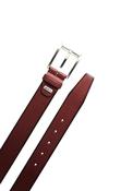 Monti London Mens Leather Belt, Bordeaux image