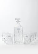 Newbridge Whiskey Decanter with 6 Whiskey Glasses image