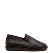 Nordikas Mens Ohio Top Line Leather Slippers, Mocha image