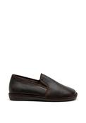 Nordikas Mens Ohio Top Line Leather Slippers, Mocha image