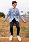 One Varones Boys 1004070 Twill Jacket, Blue image