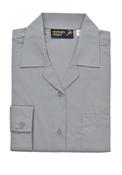 Arthurs Court Girls Long Sleeve School Blouse, Grey image