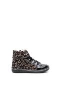 Pepino Baby Girls Chilbie Leather Patent Boots, Black image