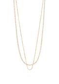 Pilgrim Mille Crystal 2 in 1 Necklace, Gold image