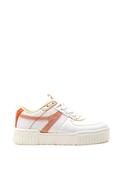 Sprox Faux Leather Platform Trainers, White image