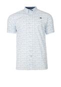 Raging Bull Floral Short Sleeve Shirt, Blue image