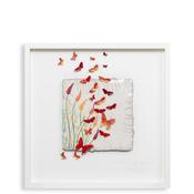Rebeka Kahn Butterfly Live Laugh Love Large Ceramic Artwork