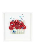 Rebeka Kahn Poppies Large Ceramic Picture image