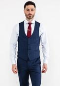 Remus Uomo Lazio Houndstooth Waistcoat, Dark Blue image