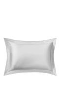 Sheridan Lanham Tailored Silk Pillowcase, Silver image