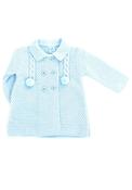 Sardon Baby Boys Knit Jacket, Blue image
