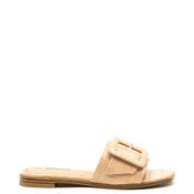 Sprox Croc Buckle Strap Slip on Sandals, Light Pink image