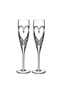 Waterford Crystal Love True Love Champagne Flute, Set of 2 image