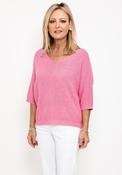 Seventy1 One Size Metallic Detail Knit Jumper, Pink image