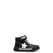 Xti Girls Faux Leather Sequin Boot, Navy