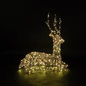 85CM Copper Acrylic Resting Stag image
