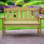 Wooden 2 Seater Bench