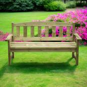 Wooden 3 Seater Bench