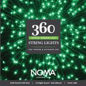 360 Green Multifunction String Lights with Green Cable image