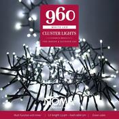 960 White Multifunction Cluster Lights with Green Cable image