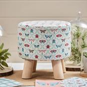 Butterfly &amp; Insect Round Stool
