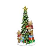 Christmas Tree &amp; Bears Ornament with LED Lights image