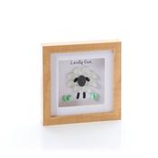 Decorative Wood Open Frame Lovely Ewe