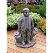 Dairy Farmer Concrete Statue 600mm High image