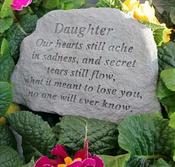Daughter Our Hearts Still Ache.. Memorial Stone image