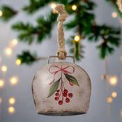 Christmas Vintage Bell with Red Berries image
