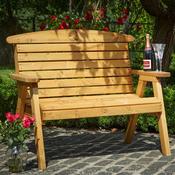 Hetton Wooden Bench Small